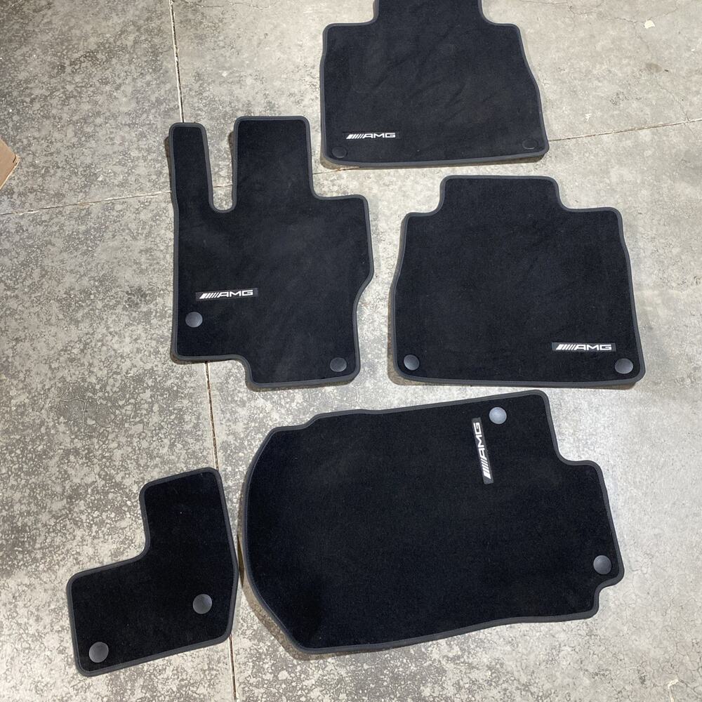 2021 MERCEDES GLS580 HYBRID X167 CARPET FLOOR MAT SET TYPE BLACK AMG